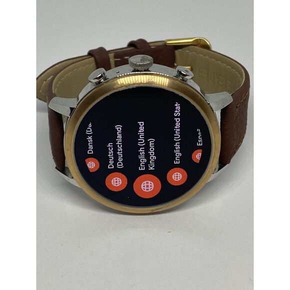 Fossil Gen 4 Authentic Digital Dial Smart Watch Custom Band FTW6016 AB514 - Picture 6 of 10